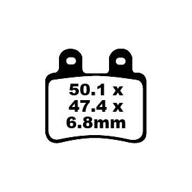 EBC SFA Brake Pads DERBI / PEUGEOT / ITALJET 50-250cc 03-13