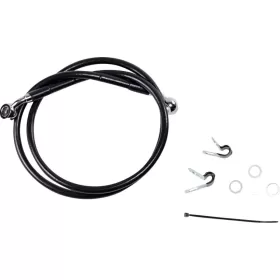 DRAG SPECIALTIES Stainless Steel Brake Line Kit Harley Davidson XL 833-1200cc 04-12