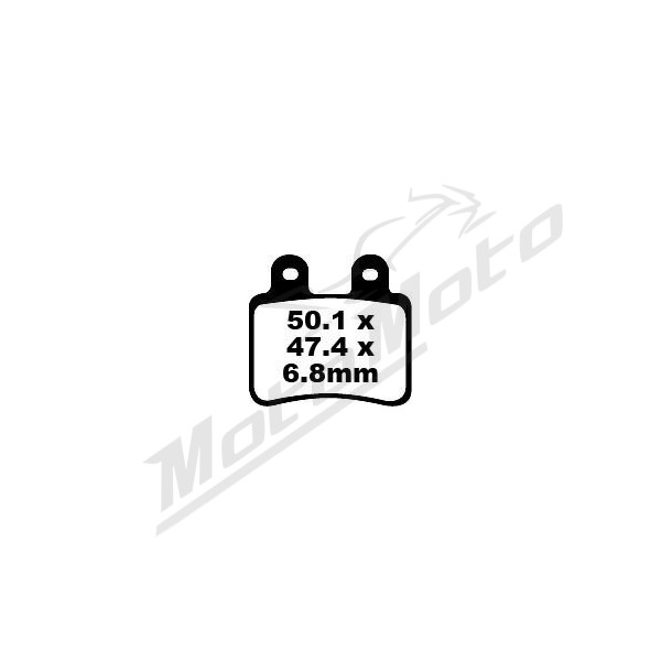 EBC SFA stabdžių trinkelės DERBI / PEUGEOT / ITALJET 50-250cc 03-13