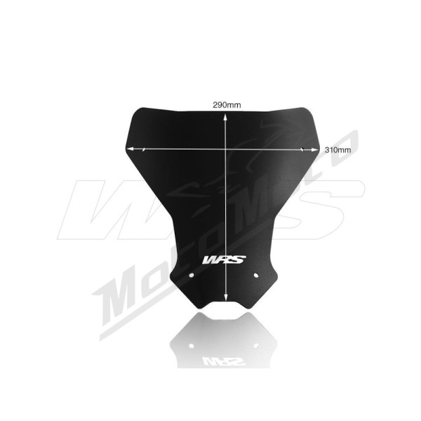 WRS HO031NO SPORT Priekinis stiklas Matinis Juodas Honda CRF 1100L ABS 20-23