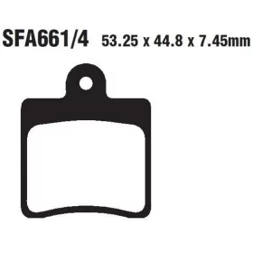 EBC SFA Brake Pads DAELIM S300 / S3 / S2 / S1 / B-BONE 125-250cc 07-15