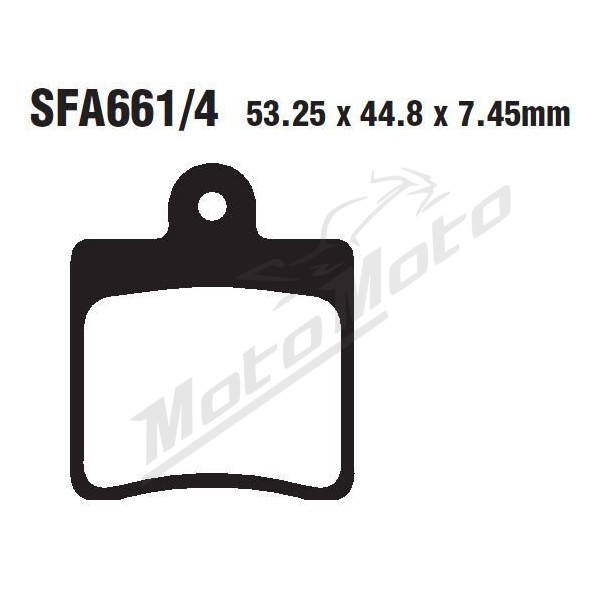 EBC SFA Brake Pads DAELIM S300 / S3 / S2 / S1 / B-BONE 125-250cc 07-15