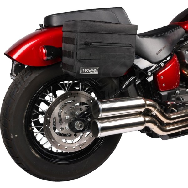 THRASHIN SUPPLY CO. Essential Saddlebags Harley Davidson FLD / FLDE / FLFB 1340-1923cc 82-24