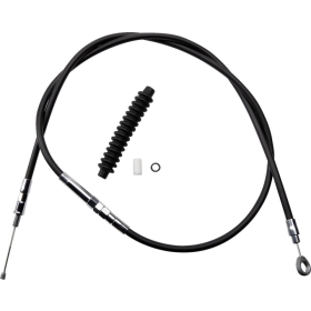DRAG SPECIALTIES High-Efficiency Black Vinyl Clutch Cable Harley Davidson FXSTSB 1340cc 95-97