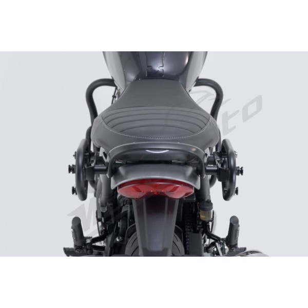 SW-MOTECH Legend Gear LC1 & LC 2 Side Bag System Brown Edition Triumph Scrambler / Speed 24-25