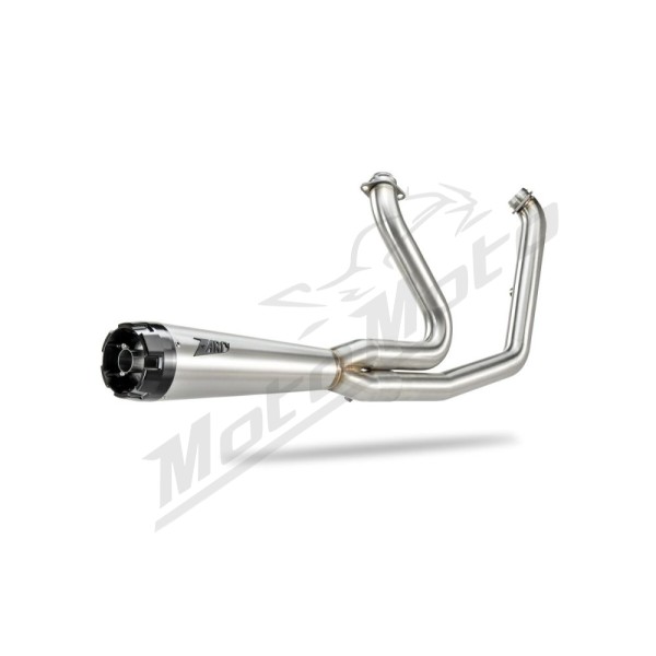 ZARD FULL KIT EXHAUST SYSTEM 2:1 Harley Davidson FXBBS / FXFB / FXFBS / FXLRS / FXLRST / FXST 1750-1923cc 18-24