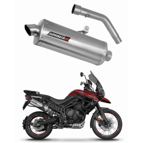 Dominator Exhaust Silencer Muffler P7 + dB killer Triumph Tiger 800 XCA 18-20
