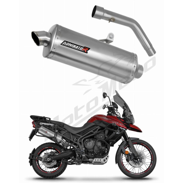 Dominator Išmetimo Bakelis P7 + dB killer Triumph Tiger 800 XCA 18-20