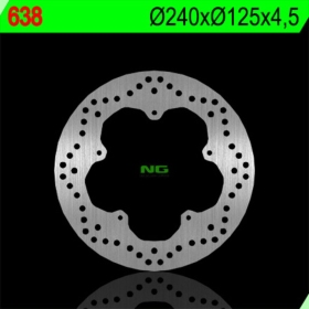 NG BRAKES 638 priekinis / galinis fiksuotas stabdžių diskas APRILIA / DERBI / GILERA / MALAGUTI / PIAGGIO 