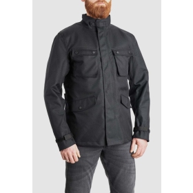 PANDO MOTO M65 Slim-Fit Waterproof Textile Jacket for Men Black