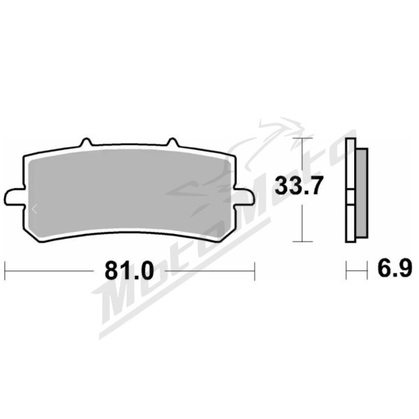 SBS RST 962RST Brake Pads Ohvale GP-2 160-190cc 2024