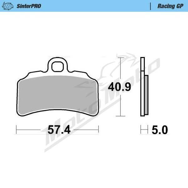 MOTO-MASTER Racing GP Front Brake Pads Gas Gas / TRS 125-300 19-25