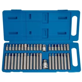 DRAPER TX-STAR®, Spline (XZN), CHC Bits Set Plastic Case 40 pieces