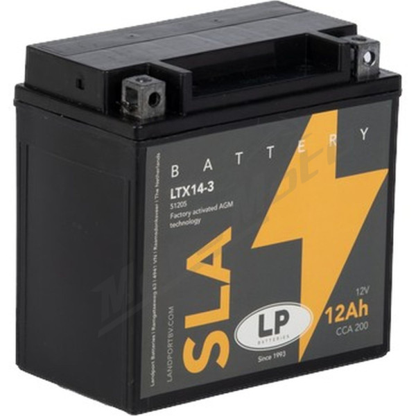 Landport battery YTX14-3 (MS LTX14-3) 12V 12AH