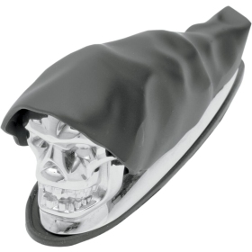 DRAG SPECIALTIES Shrouded Skull Fender Ornament