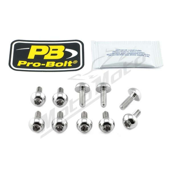 PRO BOLT Stainless Steel Brake Rotor Mounting Bolt Kit Honda CB / CBR / VFR 1000-1200cc 11-23