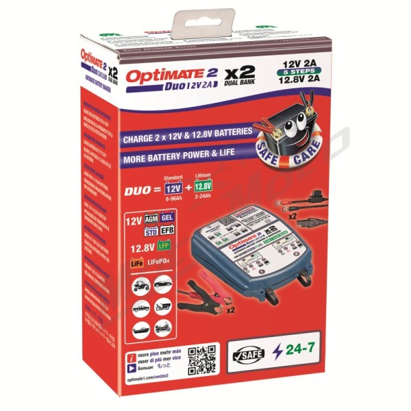 TECMATE OptiMate 2 DUO x 2 Bank