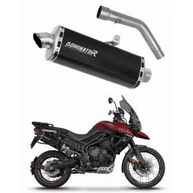 Triumph Tiger 800 XCA 2018-2020 Dominator duslintuvas P7 BLACK + dB killer