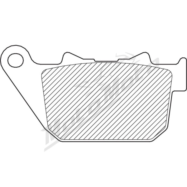 DRAG SPECIALTIES Organic Brake Pads ​​​​​​​Harley Davidson FXDR / FXDRS / XL / XR 883-1868cc 04-13