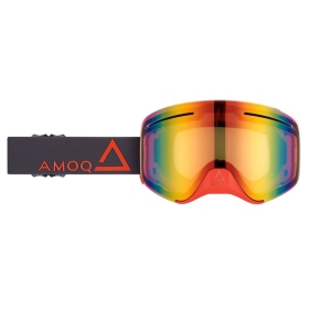AMOQ Vision Vent+ Magnetic Motocross / Snow Goggles Grey / Red (Red Mirror)