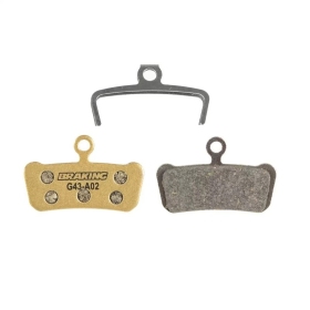 BRAKING Carbo-Metallic dviračių stabdžių trinkelės G2, Guide R, RS, RSC e Avid X0 Trail
