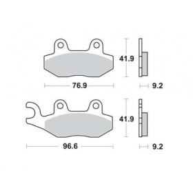 Brake pads POLINI FT3070 / MCB689 ORIGINAL