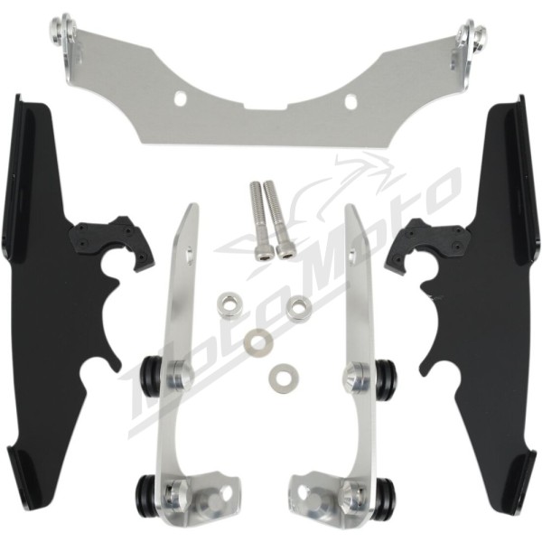 MEMPHIS SHADES METRIC Windshield Trigger-Lock Complete Mount Kit Honda VT 750-1100 98-07 