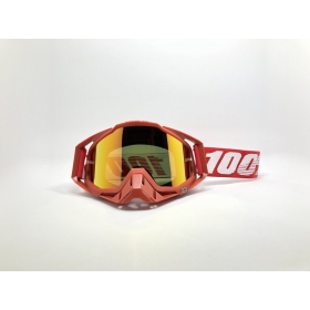 Off road glasses 100% RACE FIRE RED 