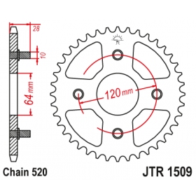 Rear sprocket JTR1509