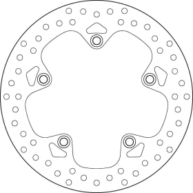 Brembo Serie Oro galinis stabdžių diskas BMW R 1200-1250