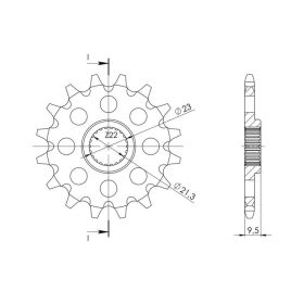 JT / Supersprox Front sprocket 1577.15