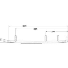 Sno-X slidžių montavimo dalis Lynx / Polaris / Ski Doo 300-800 03-09