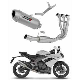 Dominator Full Exhaust System S6 + dB killer Triumph Daytona 660 24->