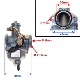 Carburetor (screwed on) ATV 200cc 4T