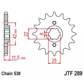 Front sprocket JTF289