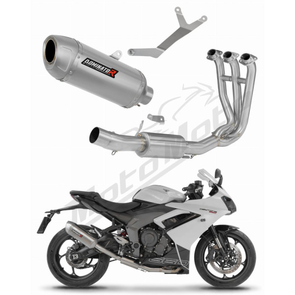 Dominator pilna išmetimo sistema S6 + dB killer Triumph Daytona 660 24->