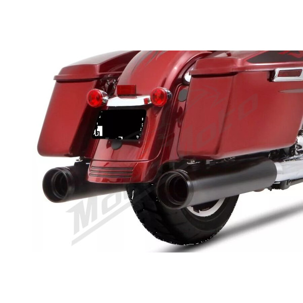 RINEHART RACING 4.5" DBX45 Slip-On Mufflers (black) for Harley Davidson FLH / FLHFB / FLHR / FLHRXS / FLHT 1750-1977 17-25