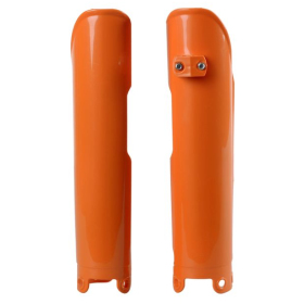 Front fork covers orange CEMOTO KTM SX / SX-F / EXC / XC / XC-W / XCF-W 125-505CC 2003-2007