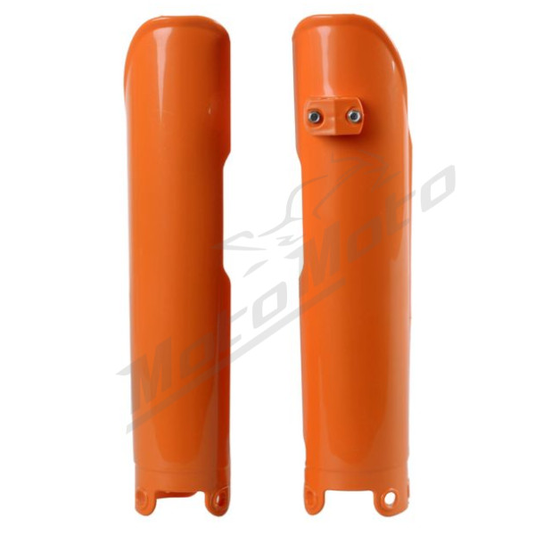 Front fork covers orange CEMOTO KTM SX / SX-F / EXC / XC / XC-W / XCF-W 125-505CC 2003-2007