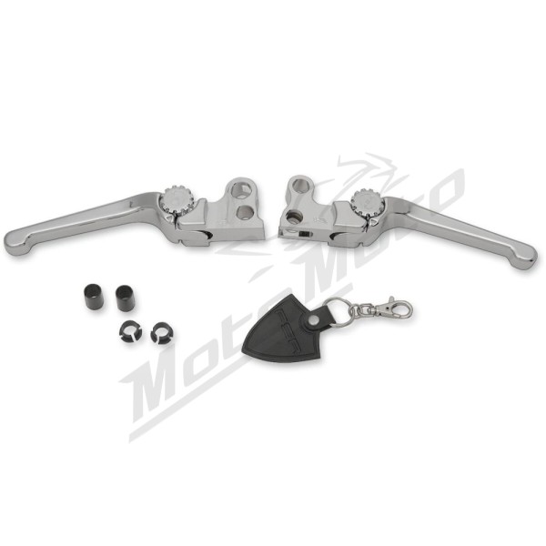 PSR Anthem Shorty Lever Set Harley Davidson FLD / FLHR / FLHRI / FLHT / FLSTC / FLSTF / FLSTN / FLTRI / FXD / FXDB / FXS / XL / XLH 883-1690 96-17