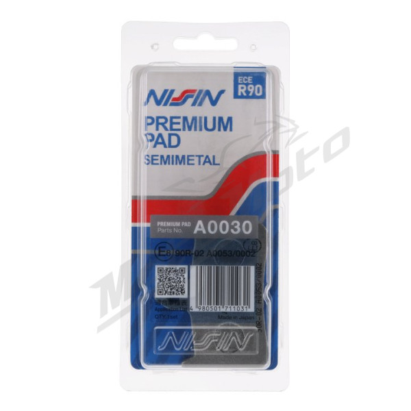 Nissin Brake Pads Honda Bros / CB / CBR / Hornet / NR / NSR / RVF 250-1300cc 87-07