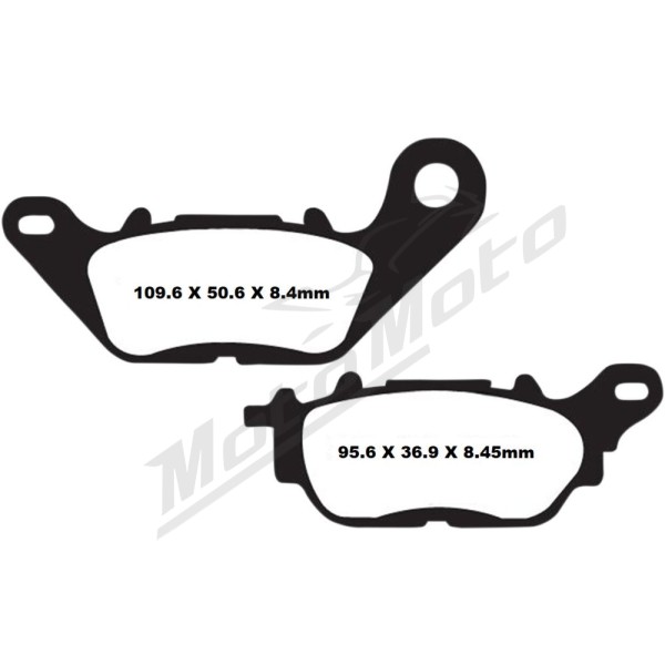 EBC SFA Brake Pads LEXMOTO / YAMAHA 115-135cc 07-23