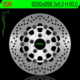 NG Rear Floating Brake Disc 292X56.3X5mm Harley-Davidson Softail 1690-1800cc 15-17