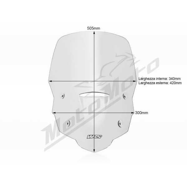 WRS HO061T CAPONORD Windscreen Honda XL 750 ABS 23-24