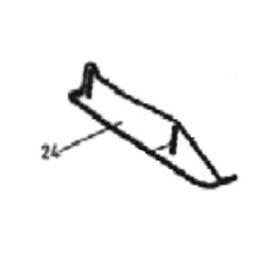 Bronco Adjustment plate Left for flail mower
