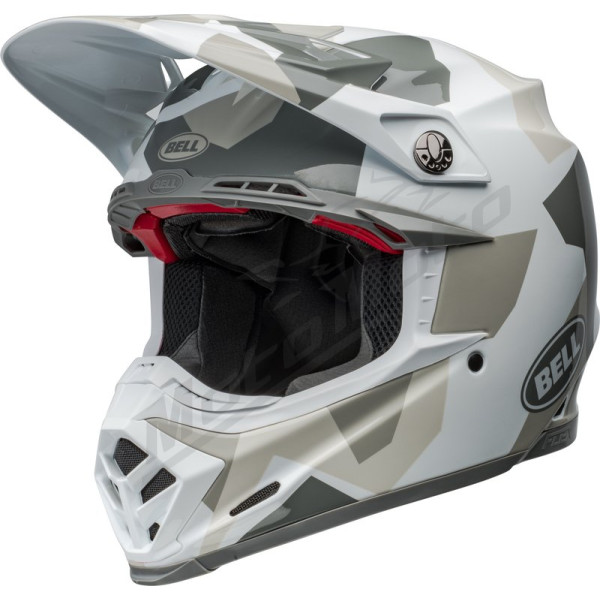 BELL Moto-9S Flex Helmet - Rover Gloss White Camo