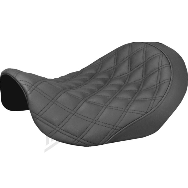 SADDLEMEN Renegade Lattice Stitch Seat Harley Davidson FLD / FXDB / FXDC / FXDWG 1450-1800 06-17