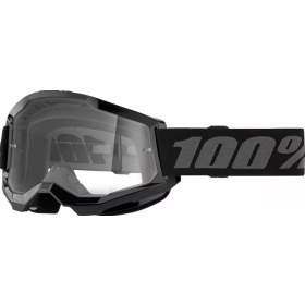 OFF ROAD 100% Strata 2 Goggles (Clear Lens) Black