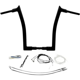 FAT BAGGERS INC. PointedTop Handlebar Kit Black89x40.5cm Harley Davidson FLHR / FLHRC / FLHRXS 1690-1800 08-20