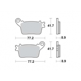 BRAKE PADS FERODO FDB2221ST / MCB784 ROUTE